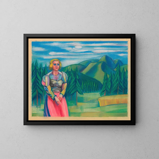 V - Karl Wiener — framed artwork on a wall