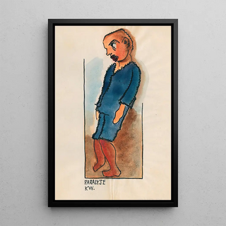 Paralysis - Karl Wiener — framed artwork on a wall