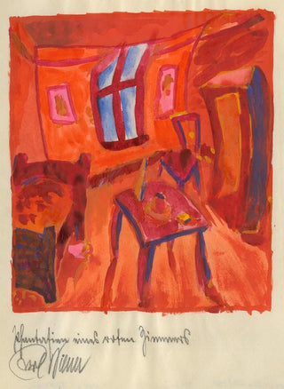 Fantasmes d'une chambre rouge - Karl Wiener — artwork view