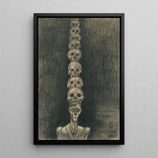 Requiem - Karl Wiener — framed artwork on a wall