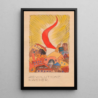 Revolution - Karl Wiener — framed artwork on a wall