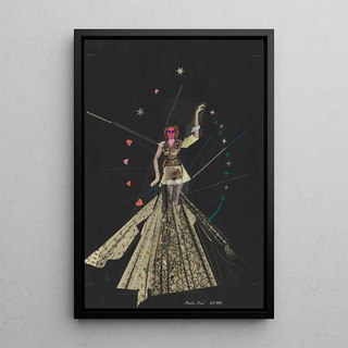 Revue Diva - Karl Wiener — framed artwork on a wall