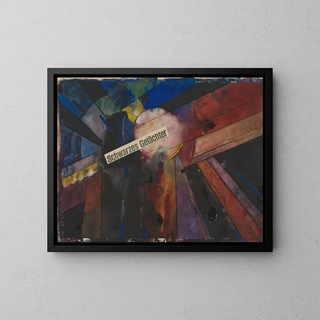Dark Humor - Karl Wiener — framed artwork on a wall