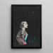 Collage de nostalgie - Karl Wiener — framed artwork on a wall