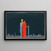 Victory and Death - Karl Wiener — framed artwork on a wall