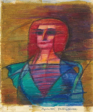 Karl Wiener - Spanien 1939 Grausamkeit weibl Portrt.webp