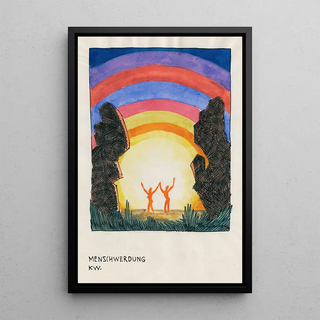 Still life - Karl Wiener — framed artwork on a wall