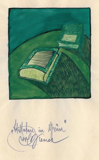 Green Still Life Painting - Karl Wiener — artwork view