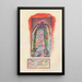 Dream Ghost Painting - Karl Wiener — framed artwork on a wall