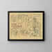 La vie est un rêve bref - Karl Wiener — framed artwork on a wall