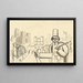 D'hier Painting - Karl Wiener — framed artwork on a wall