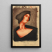Woman II - Karl Wiener — framed artwork on a wall