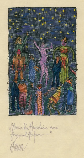 When the little stars shine in the sky - Karl Wiener — artwork view