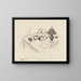 Worktable of Wieners - Karl Wiener — framed artwork on a wall