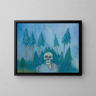 À quoi bon s'inquiéter - Karl Wiener — framed artwork on a wall