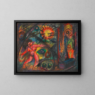 Water Dream - Karl Wiener — framed artwork on a wall