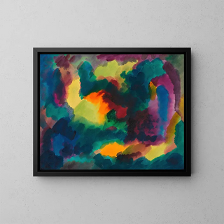 Decomposition I - Karl Wiener — framed artwork on a wall