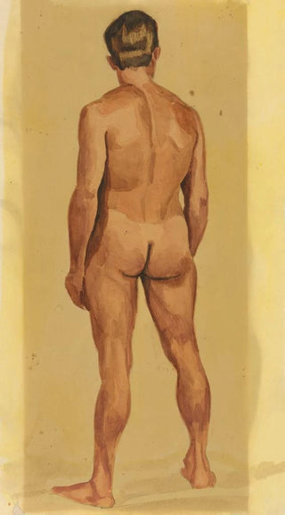 Male Nude Painting VII - Karl Wiener — artwork view