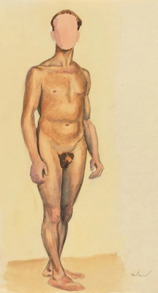 Male Nude Painting VI - Karl Wiener — artwork view