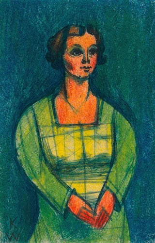 Portrait féminin de Les 150 Feuilles - Karl Wiener — artwork view