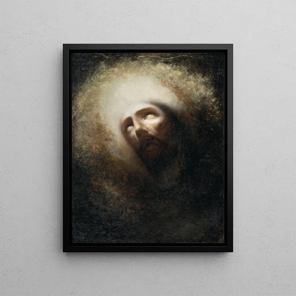 Here is the man - Karl Wilhelm Diefenbach — framed artwork on a wall