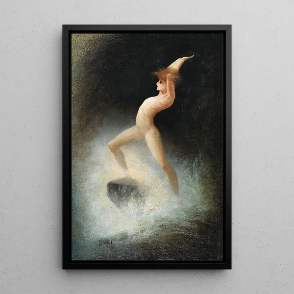 Éphèbe - Karl Wilhelm Diefenbach — framed artwork on a wall