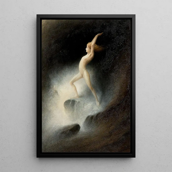 Éphèbos - Karl Wilhelm Diefenbach — framed artwork on a wall