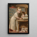 L'histoire du soir - Karl Wilhelm Friedrich Bauerle — framed artwork on a wall