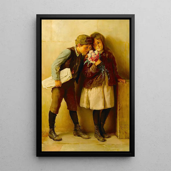 Les œillets - Karl Witkowski — framed artwork on a wall
