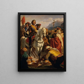 Karl von Blaas - Prince Eugenes train to Bosnia in 1697.webp