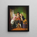 Unwanted attention - Karl von Calzada — framed artwork on a wall