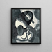 Composition héliographique XXIX - Karol Hiller — framed artwork on a wall