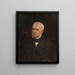 Portrait Painting of Alexandre Wielopolski - Karol Miller — framed artwork on a wall