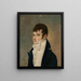 Portrait of Count Paweł Sotyk, castellan of Sandomierz - Karol Miller — framed artwork on a wall