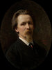 Self-portrait Painting - Karol Miller — artwork view