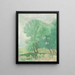 Landscape with Trees - Karol Miloslav Lehotský — framed artwork on a wall