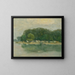 the Danube Petralka Bank - Karol Miloslav Lehotský — framed artwork on a wall