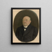 Portrait of Pavol Mudro - Karol Miloslav Lehotský — framed artwork on a wall