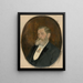 Portrait Painting of S. H. Vajanský - Karol Miloslav Lehotský — framed artwork on a wall