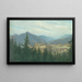 Landscape of Ruomberok - Karol Miloslav Lehotský — framed artwork on a wall
