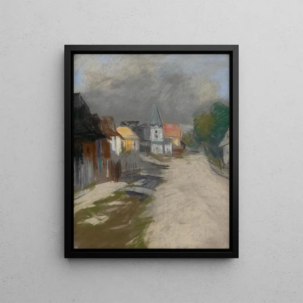 Krishna Hřka - Karol Polnyi — framed artwork on a wall