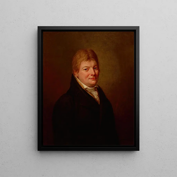 Portrait of Dr. Sage - Karol Schweikart — framed artwork on a wall