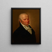 Portrait of Johann Hausner Sr. - Karol Schweikart — framed artwork on a wall