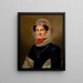 Portrait of Teresa Hausner - Karol Schweikart — framed artwork on a wall