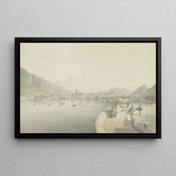 Côme - Károly Lajos Libay — framed artwork on a wall