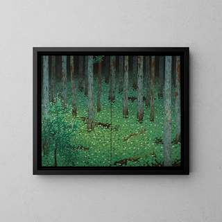Forest of Mori - Katayama Bokuyō — framed artwork on a wall