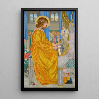Sainte Cécile - Kate Elizabeth Bunce — framed artwork on a wall