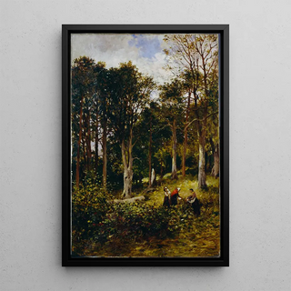 Landscape Painting - Kate S Brodie — framed artwork on a wall
