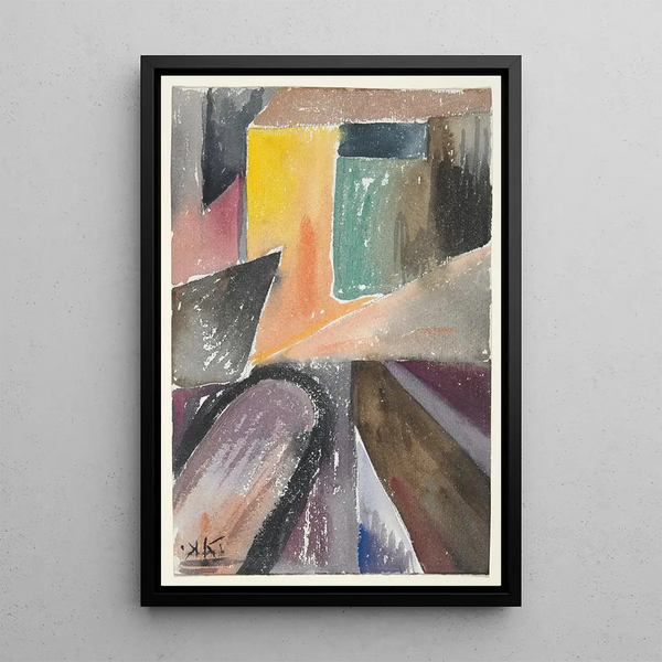Abstraction - Käthe Kollwitz — framed artwork on a wall
