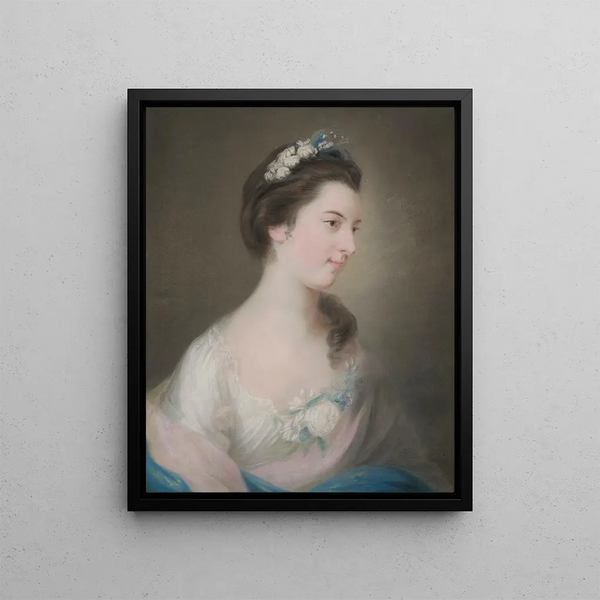 Elizabeth Montagu, duchess of Manchester - Katherine Read — framed artwork on a wall